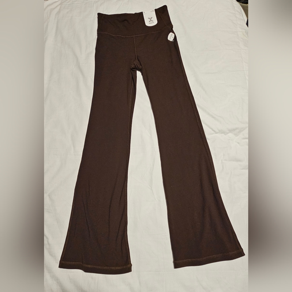 Xersion Chocolate Brown Flare Pants